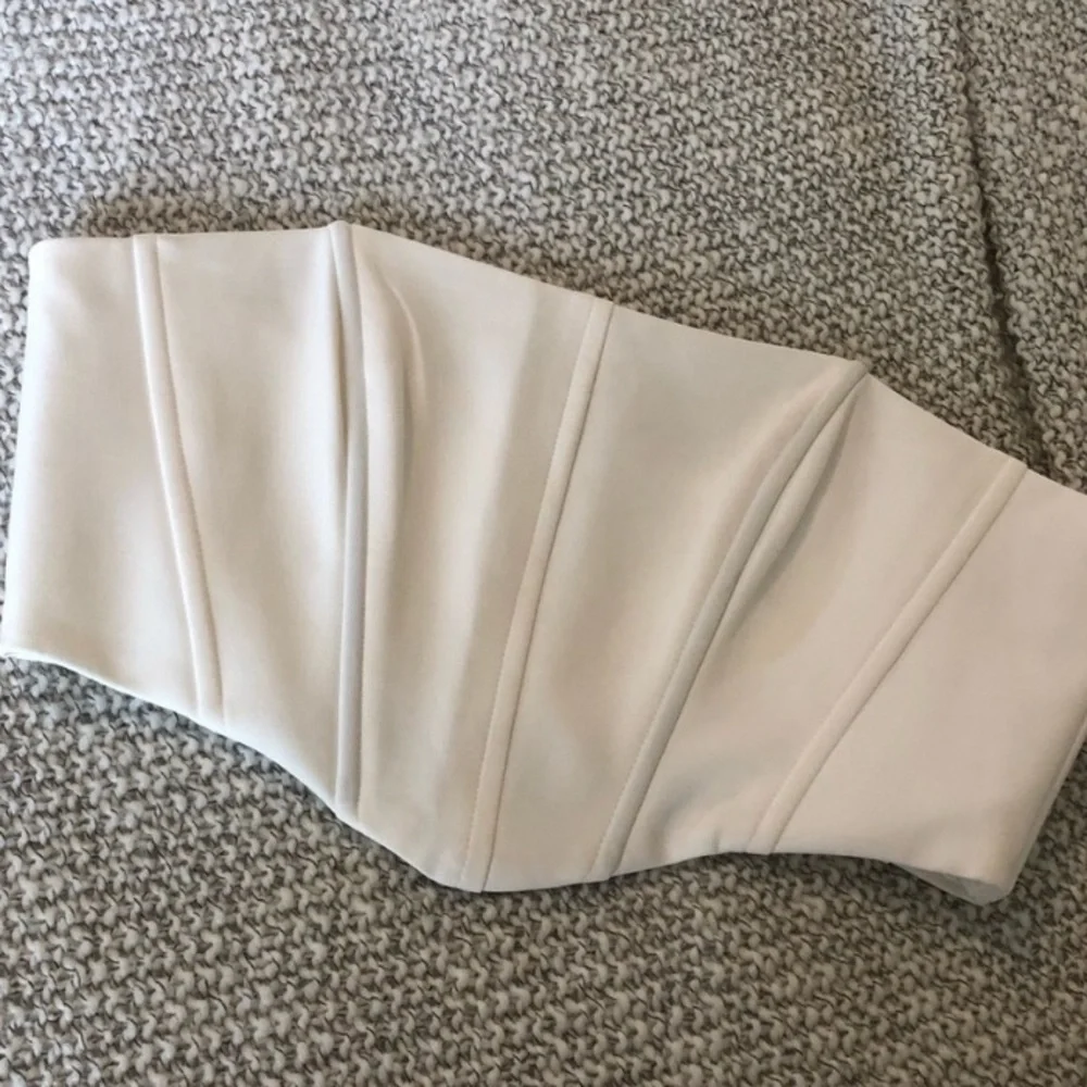 Oh polly white corset crop top - Picture 4 of 5